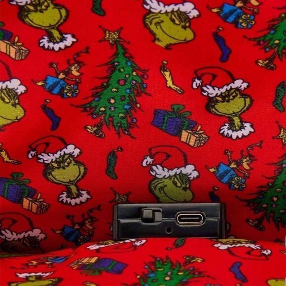 Dr. Seuss How the Grinch Stole Christmas! Tree Light Up Plush Mini Backpack